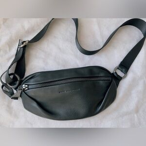 EUC Aimee Kestenberg Black Leather Bum Bag